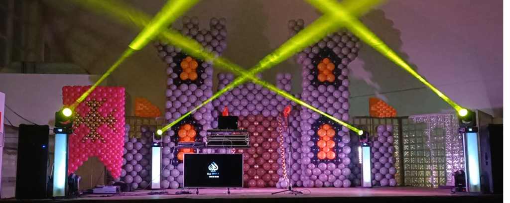 Castillo hinchable para eventos