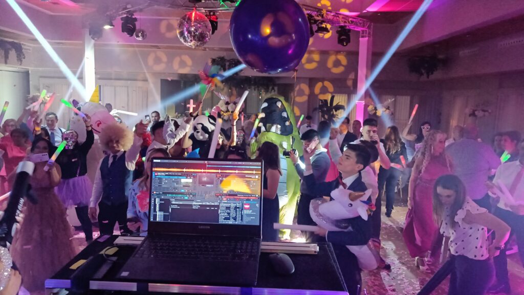 Montaje de iluminación para evento